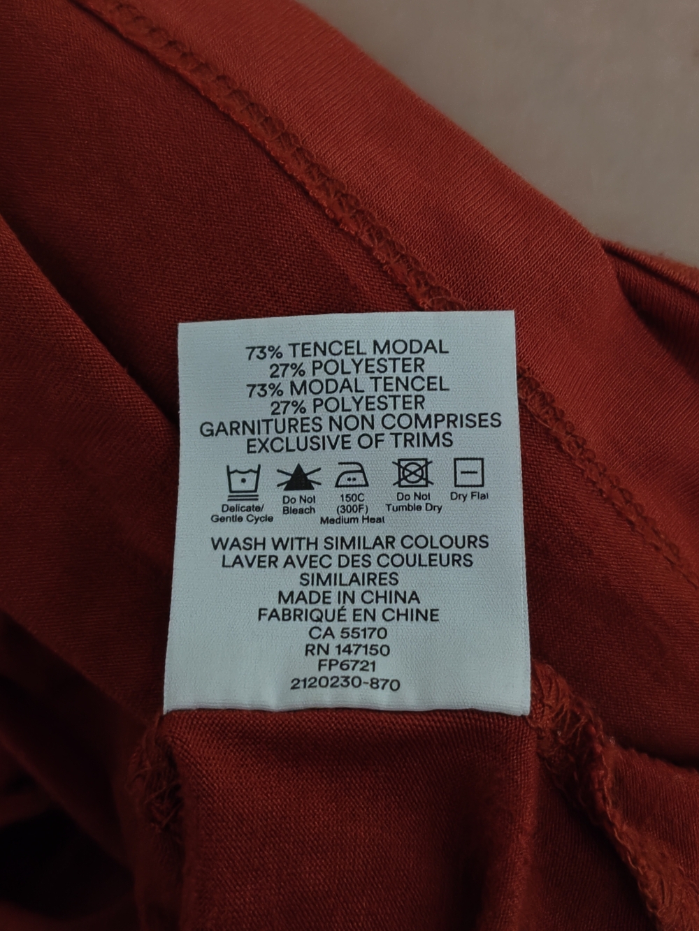 Frank & Oak Orange Sleeveless Tank Top Size XS - Picture 9 of 11